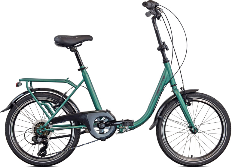 Legnano Limoges vouwfiets 20 Inch 40 cm Unisex 6V V Brakes Groen