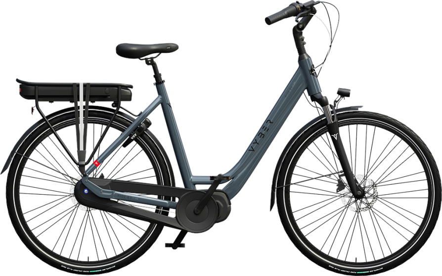Vyber Ride E1 Lite 522Wh 28 Inch 49 cm Dames 7V Hydraulische schijfrem Grijs