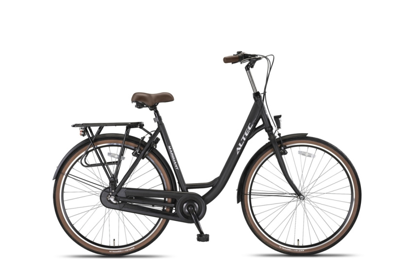 Altec Marquant 28 Inch 50 cm Dames 3V V Brakes Matzwart