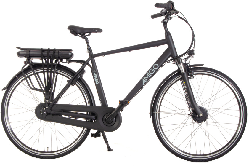 AMIGO E Faro S2 28 Inch 53 cm Heren 7V Rollerbrake Matzwart