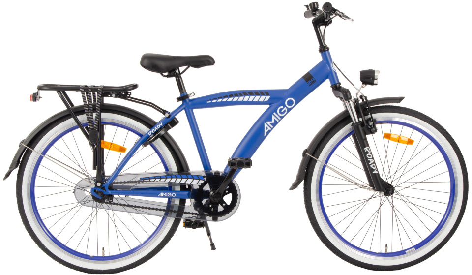 AMIGO Roady 24 Inch 36 cm Jongens Terugtraprem Blauw