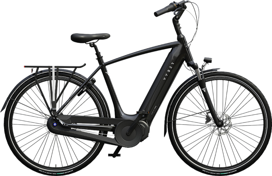 Vyber Ride E1 Pro 522Wh 28 Inch 61 cm Heren 7V Hydraulische schijfrem Zwart