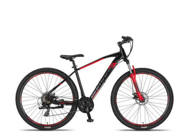 Altec Camaro MTB 27.5 Inch 45 cm Unisex 21V Mechanische schijfrem Zwart/Rood