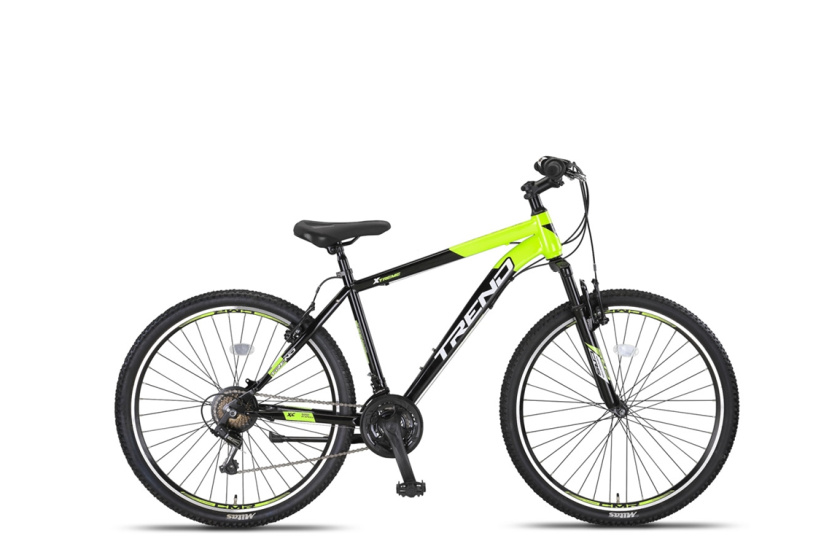 Altec Trend MTB 27.5 Inch 46 cm Junior 21V V Brakes Zwart/Lime