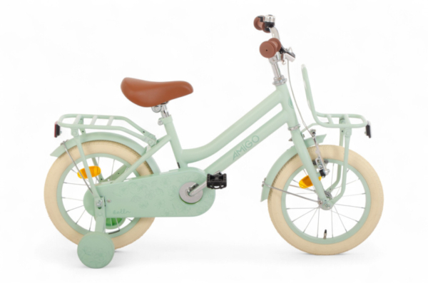 AMIGO Bella 14 Inch Meisjes Terugtraprem Groen