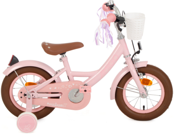 AMIGO Perfect 12 Inch 21 cm Meisjes Terugtraprem Roze