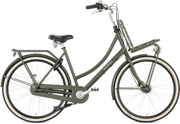Popal Daily Dutch Prestige 28 Inch 59 cm Dames 7V Rollerbrake Legergroen