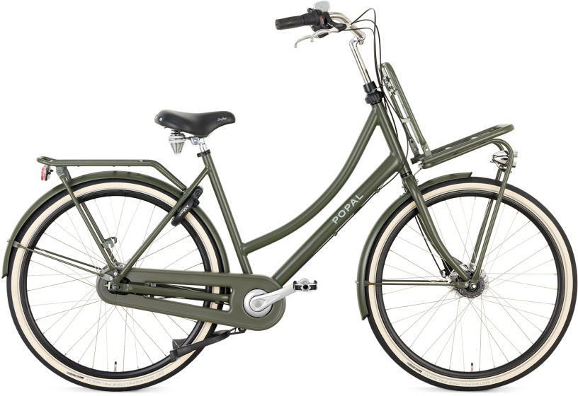 Popal Daily Dutch Prestige 28 Inch 59 cm Dames 7V Rollerbrake Legergroen