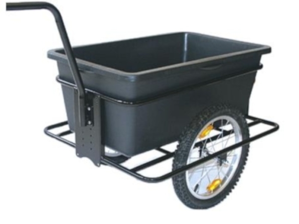 Roland Big Boy Fietskar met Zadelpenbevestiging 16 Inch Unisex Zwart