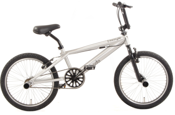 Tornado Freestyle 20 Inch 30 cm Jongens V Brakes Zilver