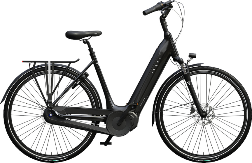 Vyber Ride E1 Pro 603Wh 28 Inch 49 cm Dames 7V Hydraulische schijfrem Zwart